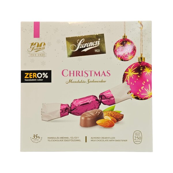 Szerencsi Szaloncukor Zero 0% Mandula 250 g