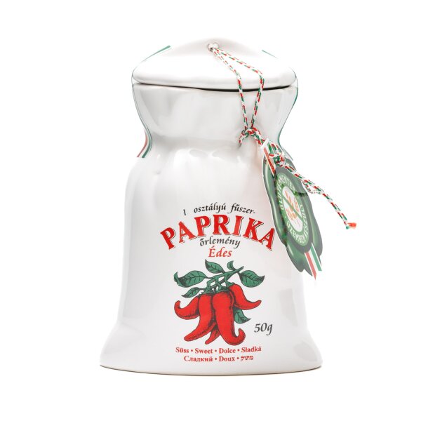 Chili Trade mildes Paprikapulver im Keramiksack / Csemege füszerpaprika örlemeny keramia zsakban 50 g