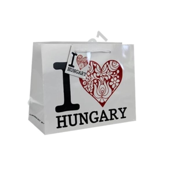 Geschenketüte " I Love Hungary " 13 x 11 x 6 cm