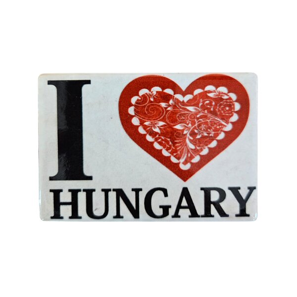 Kühlschrankmagnet " I Love Hungary "